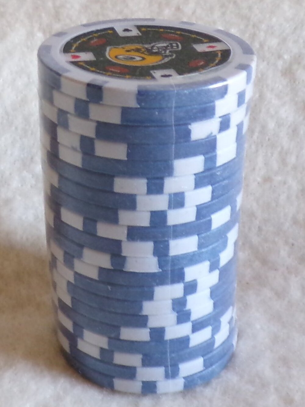 Football NFL 20 Greenbay Packers poker chips Preseason
